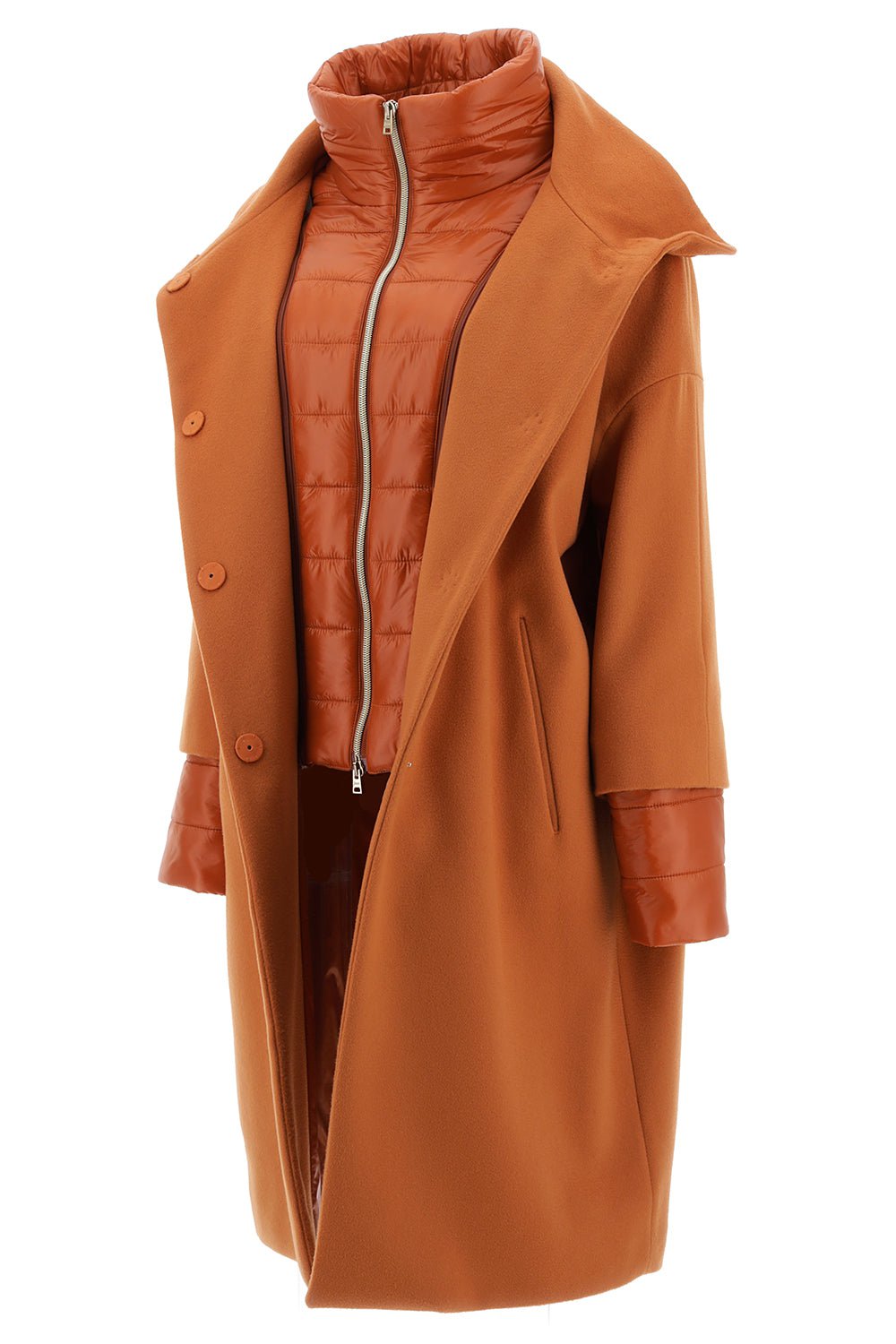 HERNO-Wool Cocoon Coat-