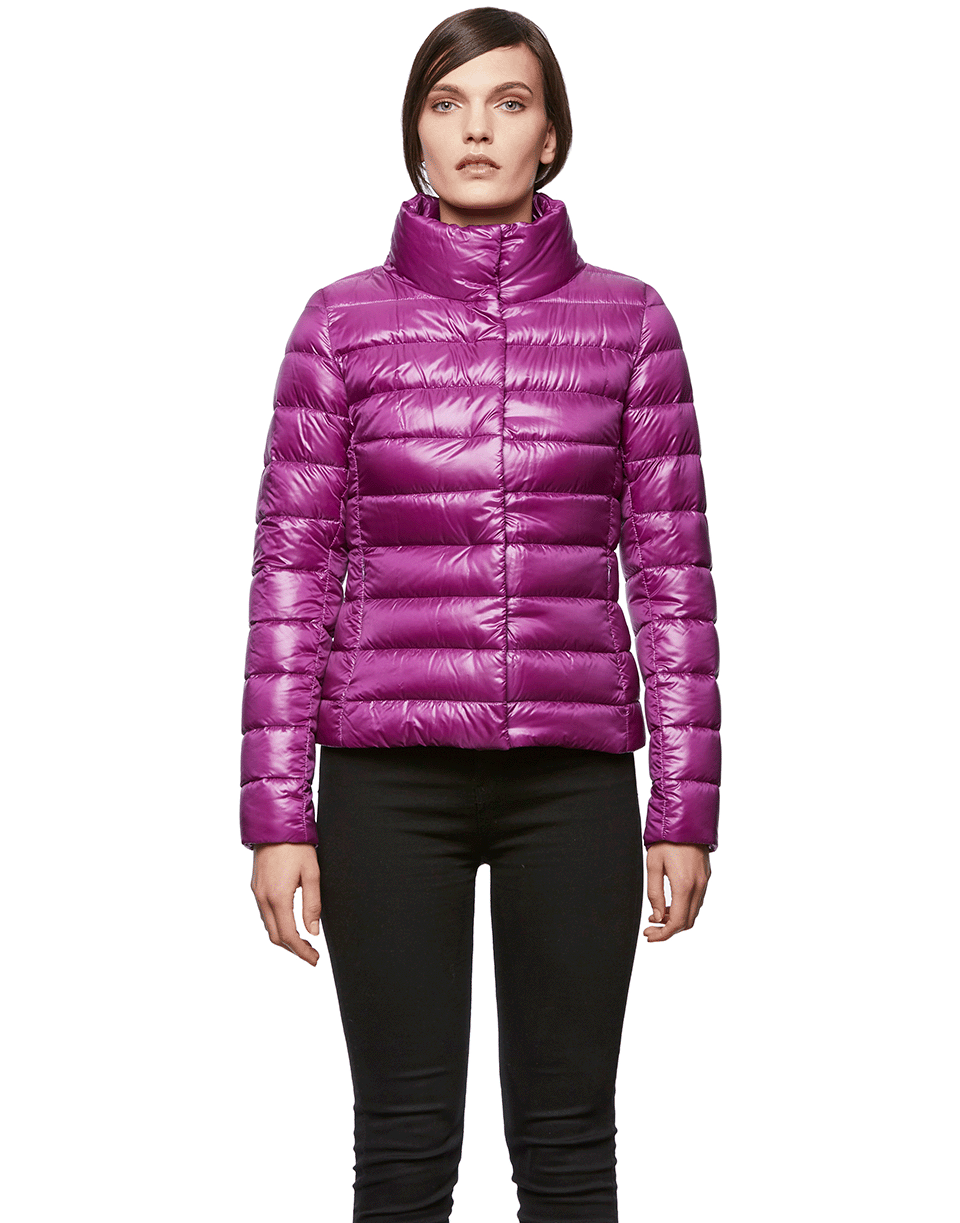 HERNO-Classic Nylon Fitted Jacket-