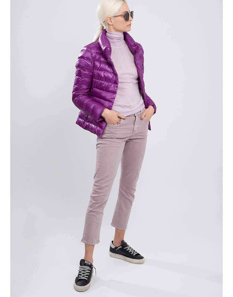 HERNO-Classic Nylon Fitted Jacket-