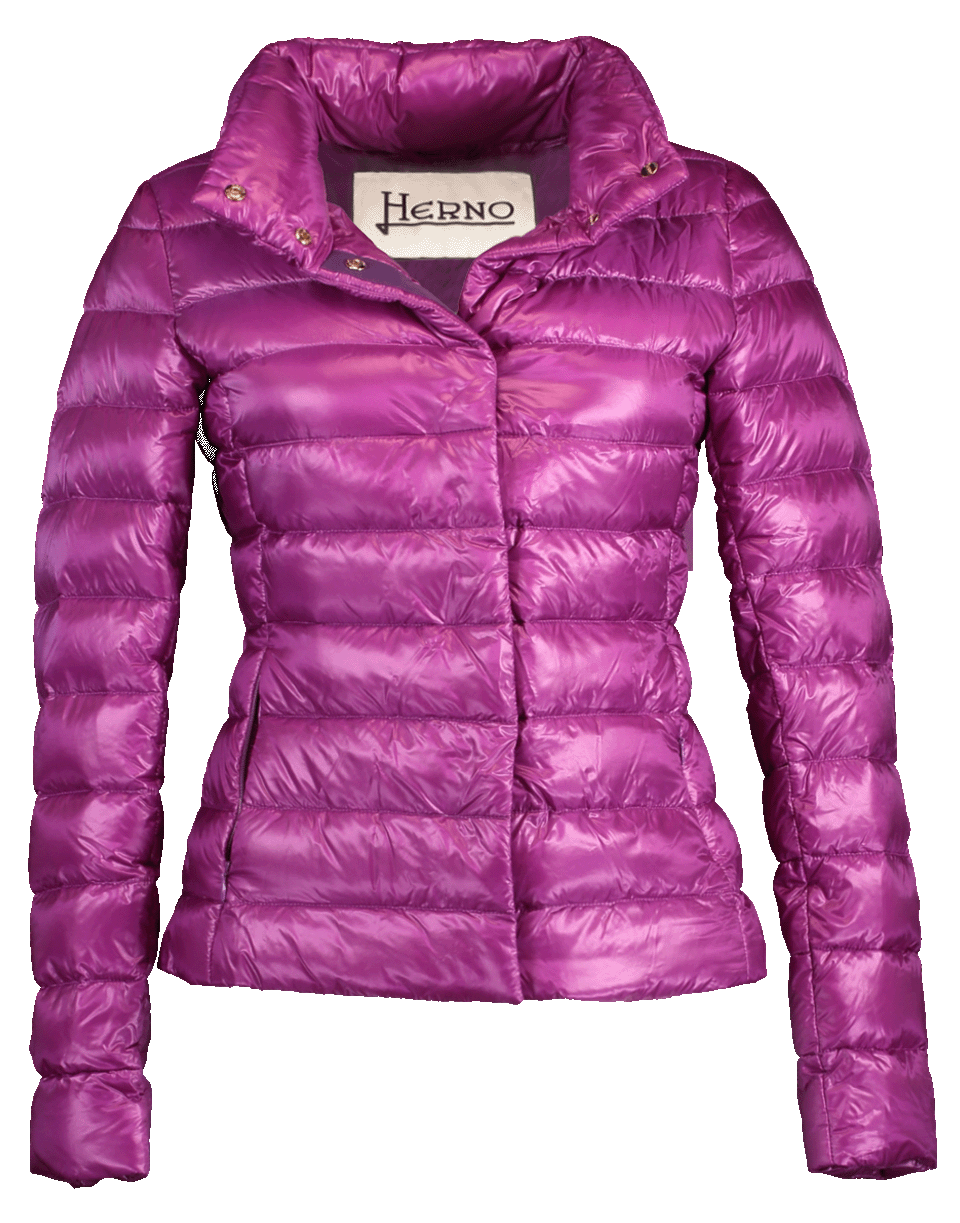 HERNO-Classic Nylon Fitted Jacket-