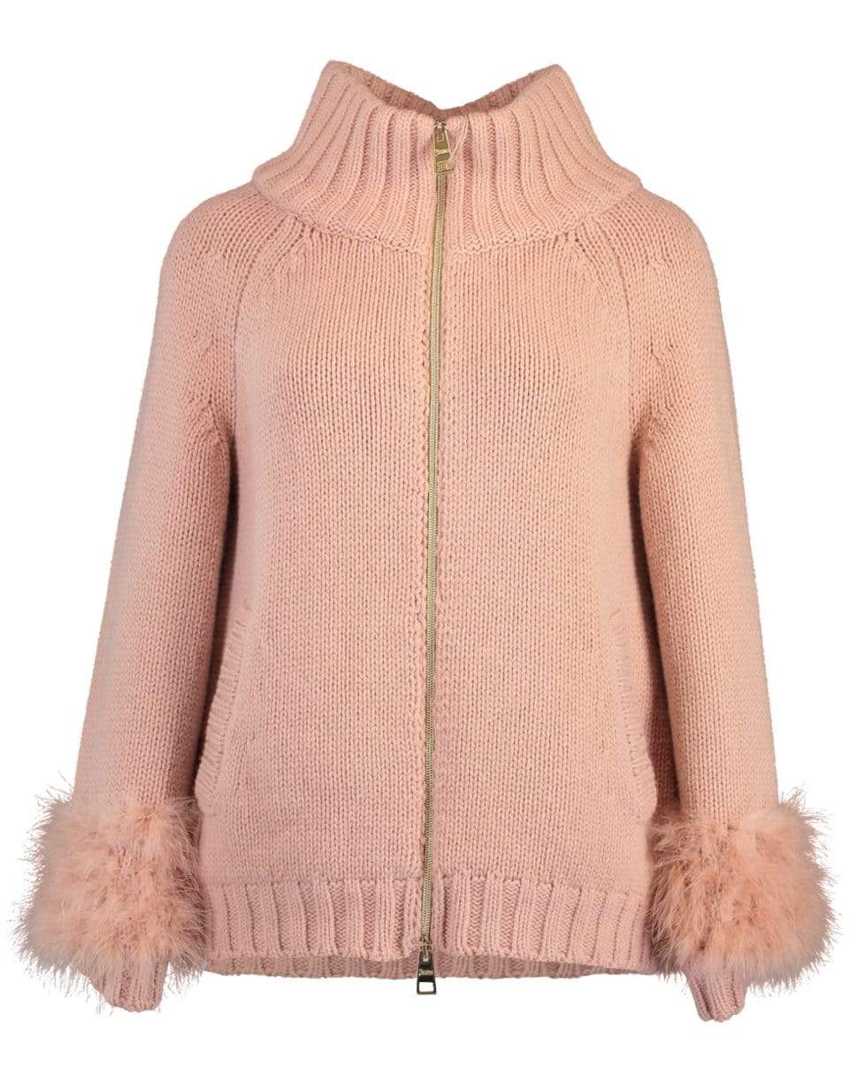 HERNO-Resort Strina Wool Knit Cape-