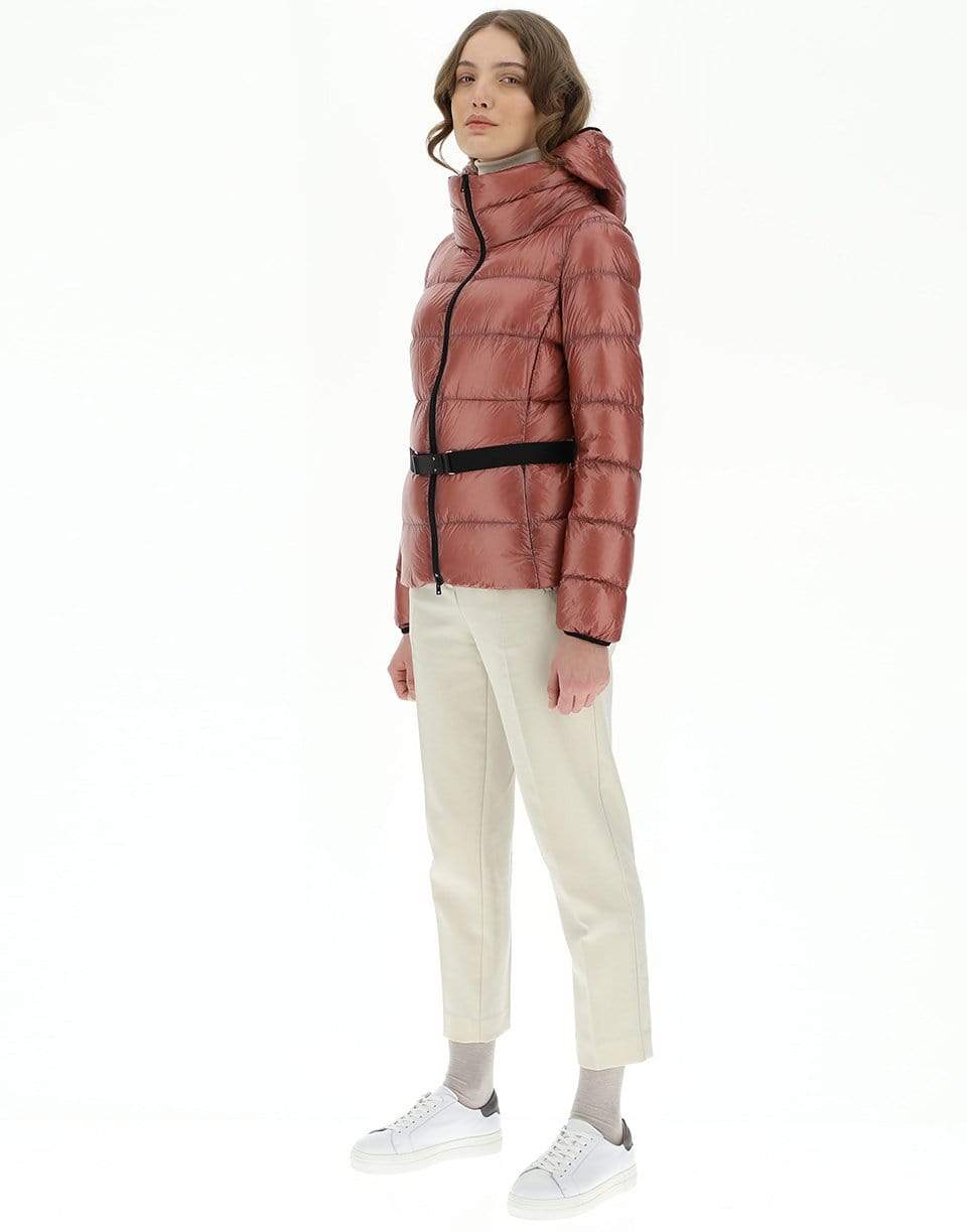 HERNO-Woven Jacket - Rosa-