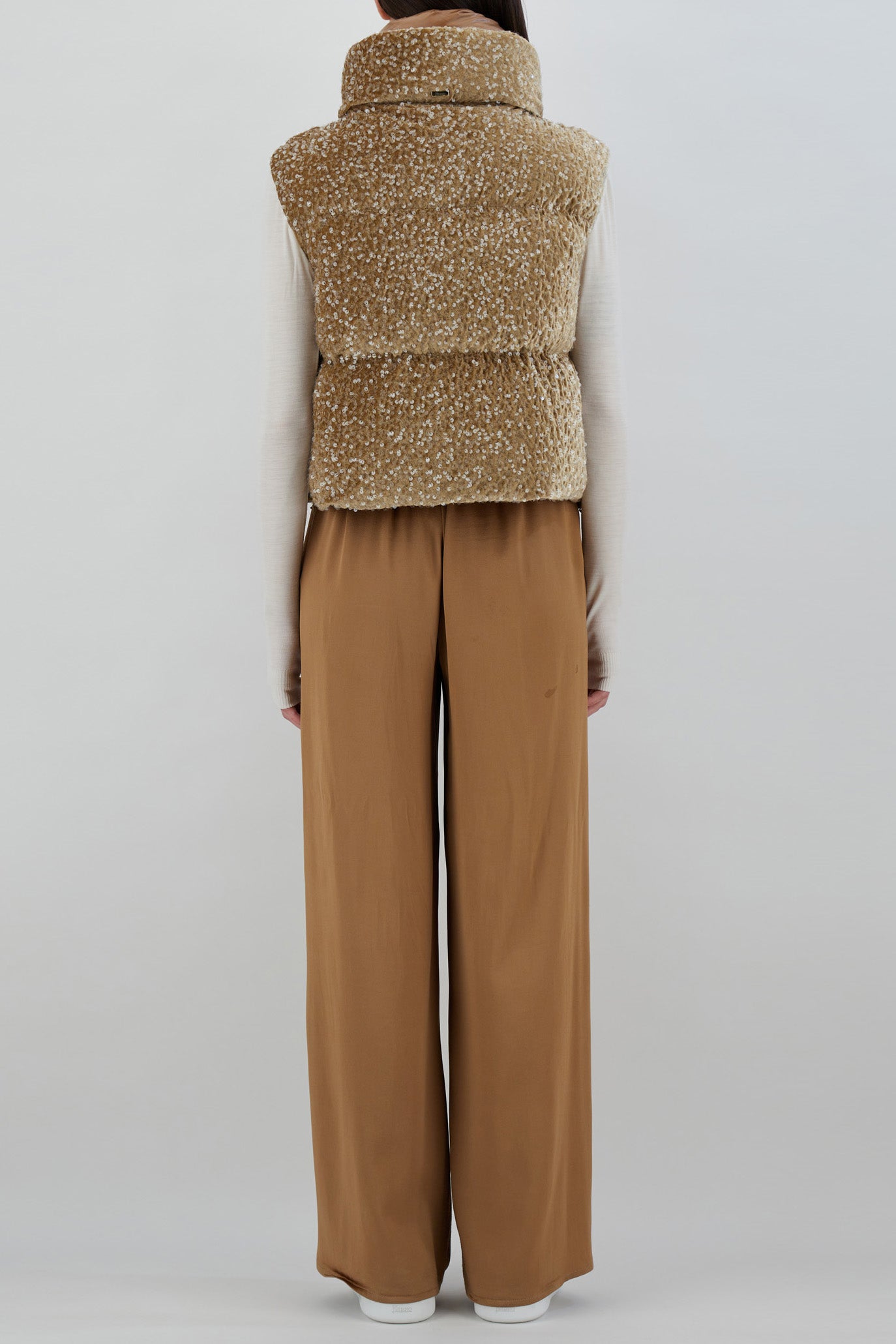 HERNO-Quilted Velvet Vest-