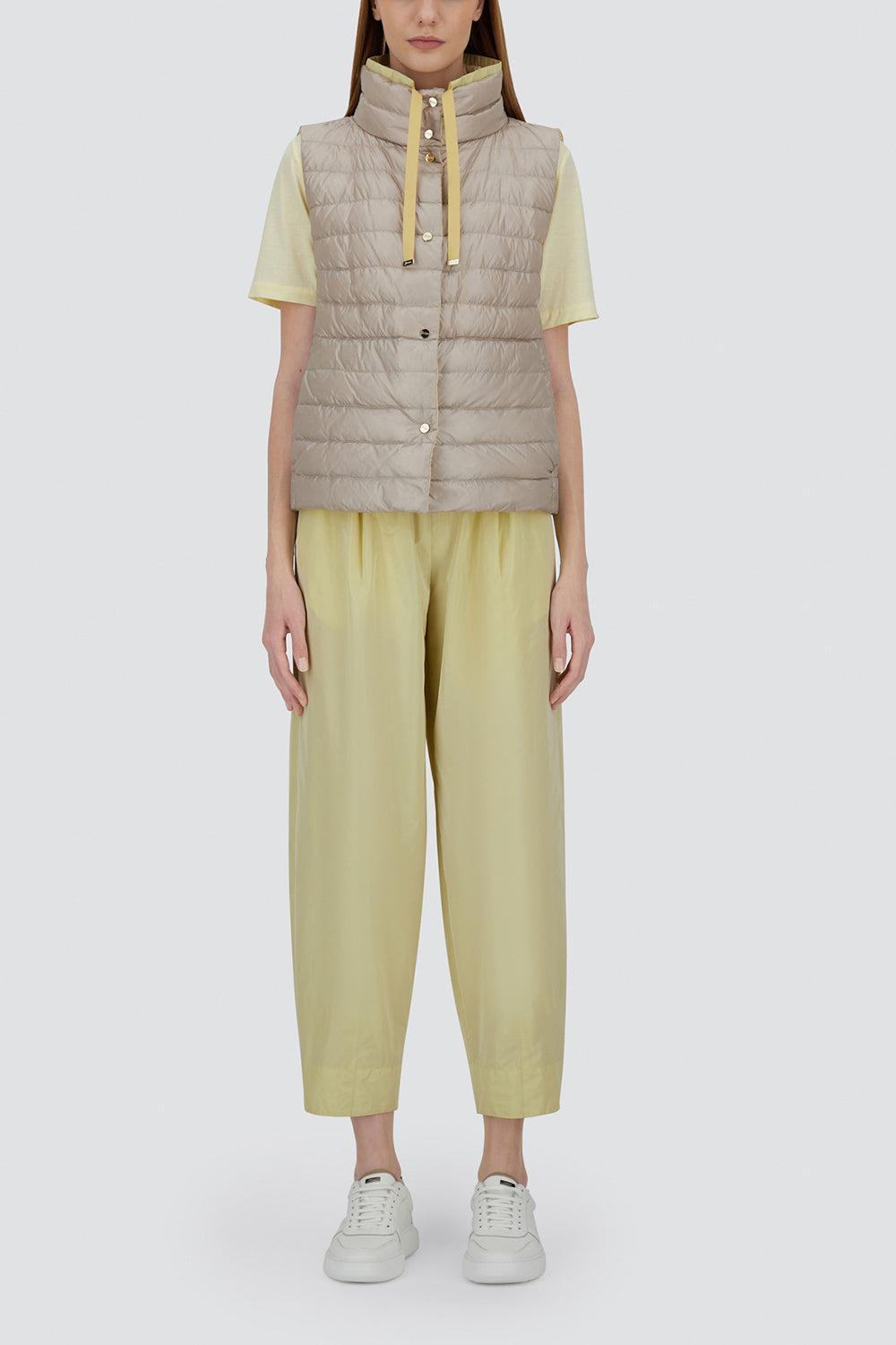 Ultralight Reversible Vest - Lemon Champagne-LEMNCHMP-38-CLOTHINGJACKETVESTS-HERNO