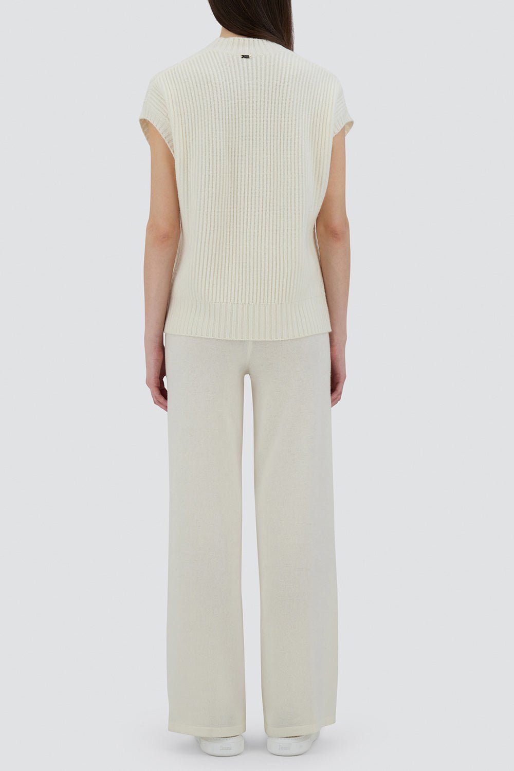 HERNO-Cable Crew Neck Vest-