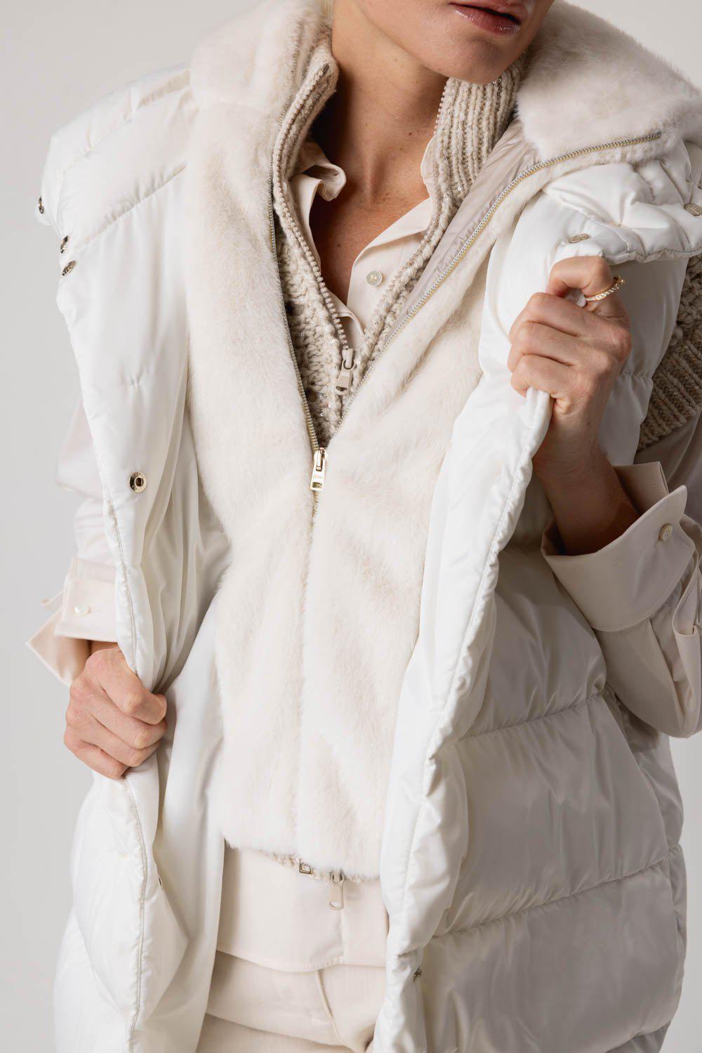 HERNO-Long Hooded Vest-