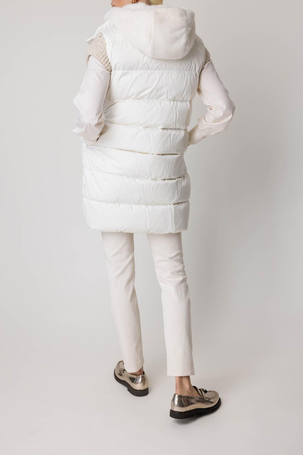 HERNO-Long Hooded Vest-