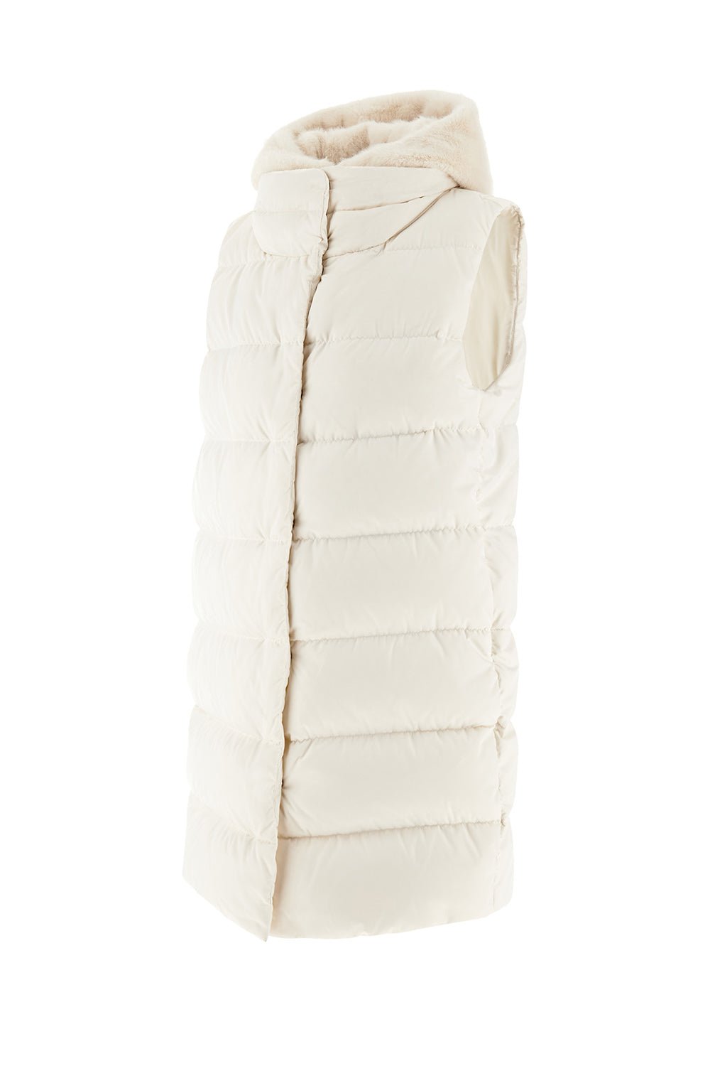 HERNO-Long Hooded Vest-