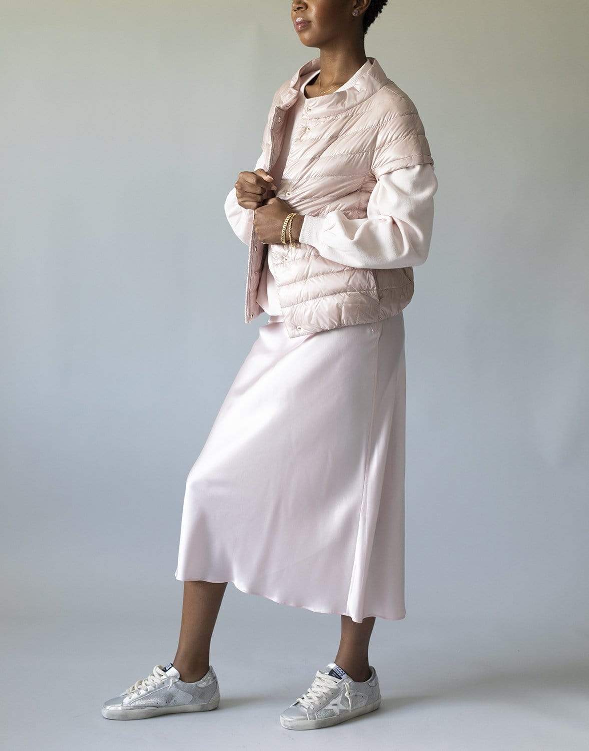 HERNO-Iconico Greta Cap Sleeve Jacket-