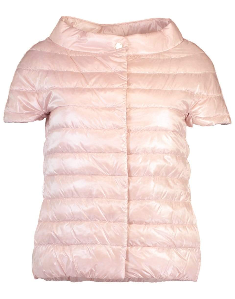 HERNO-Iconico Greta Cap Sleeve Jacket-