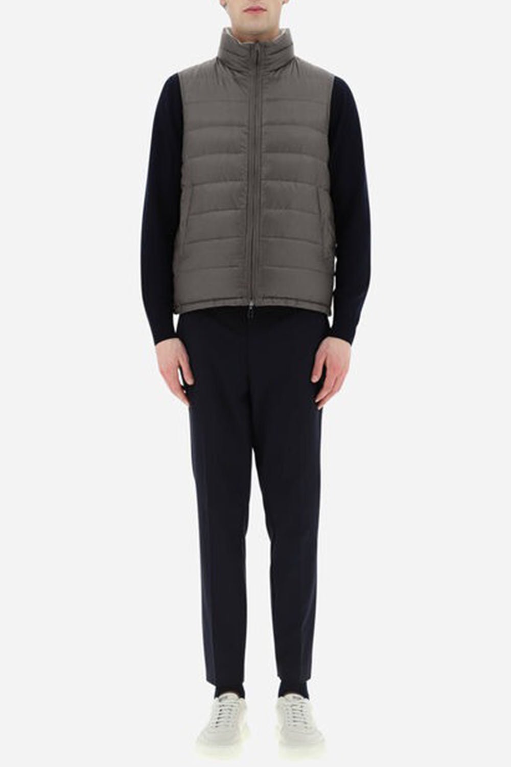 HERNO-Nylon Reversible Vest-