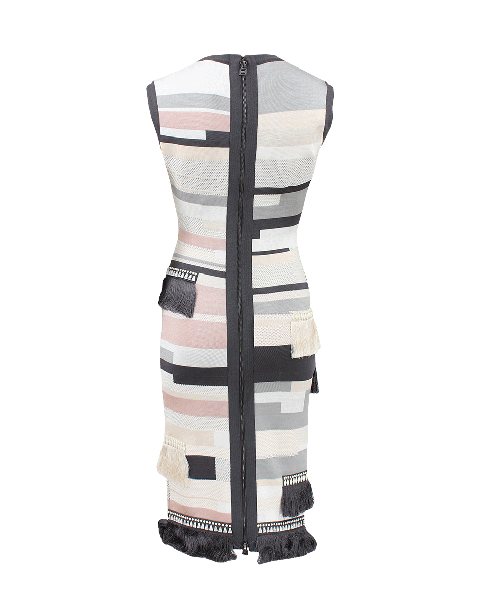 HERVE LEGER-Gianna Fringe Dress-