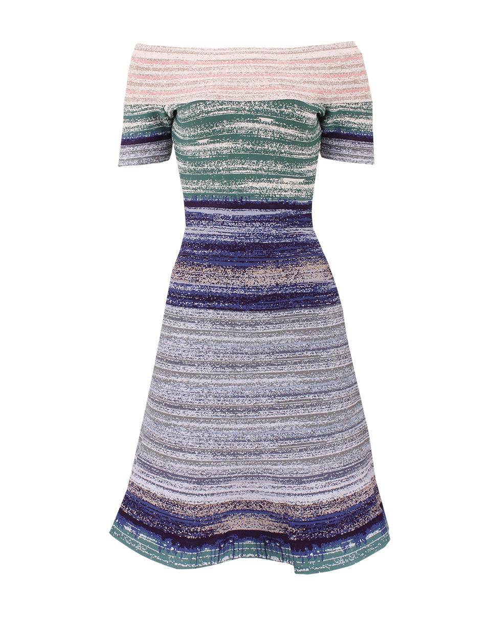 HERVE LEGER-Liza Knit Cocktail Dress-