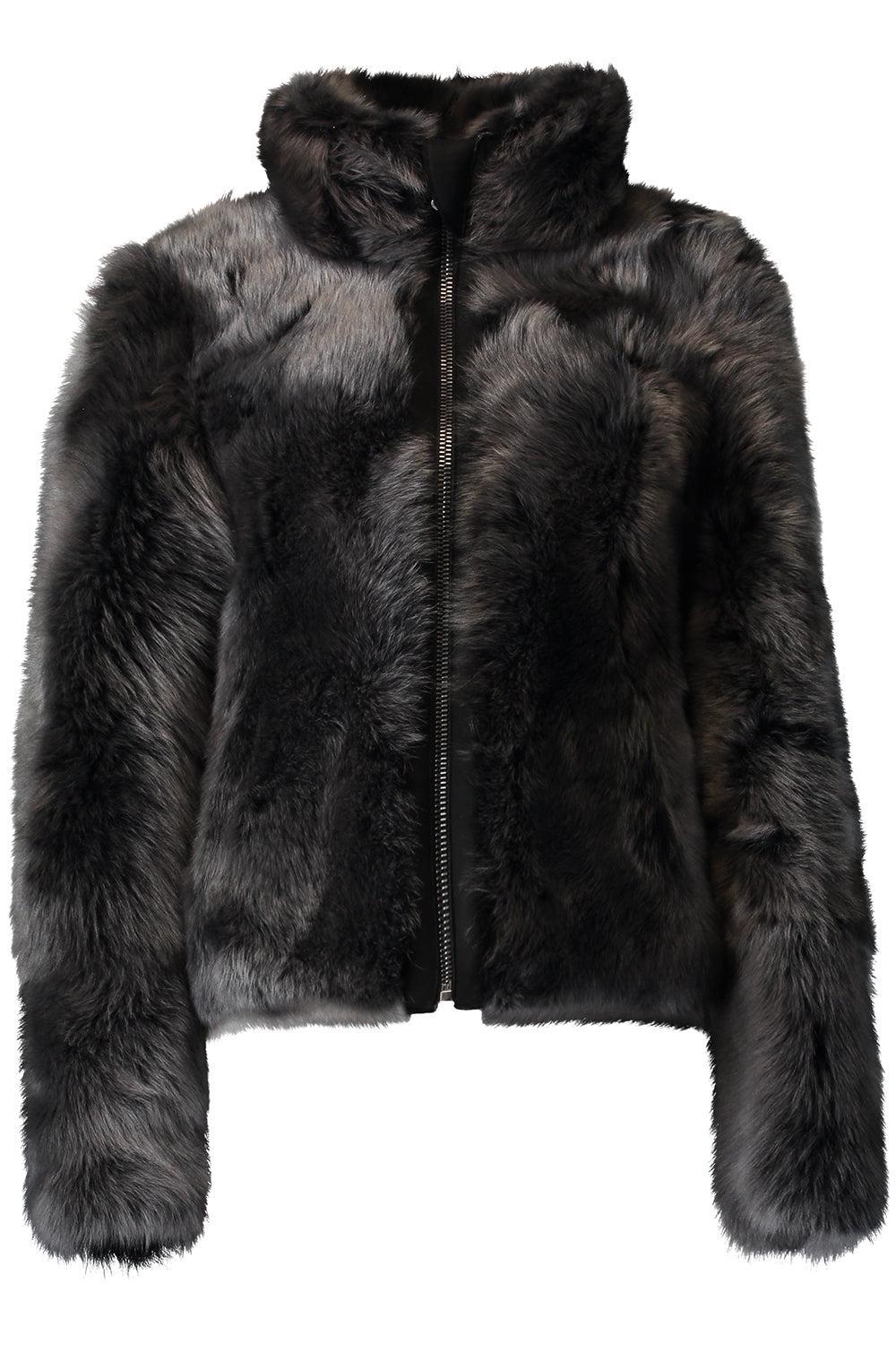 Hope Reversible Jacket-BLACK-XS-CLOTHINGCOATFUR-HISO