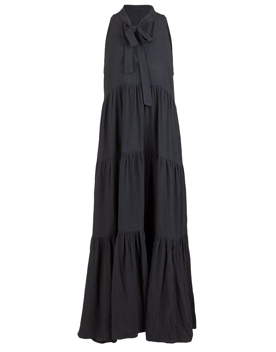 HONORINE-Black Eve Maxi Dress-