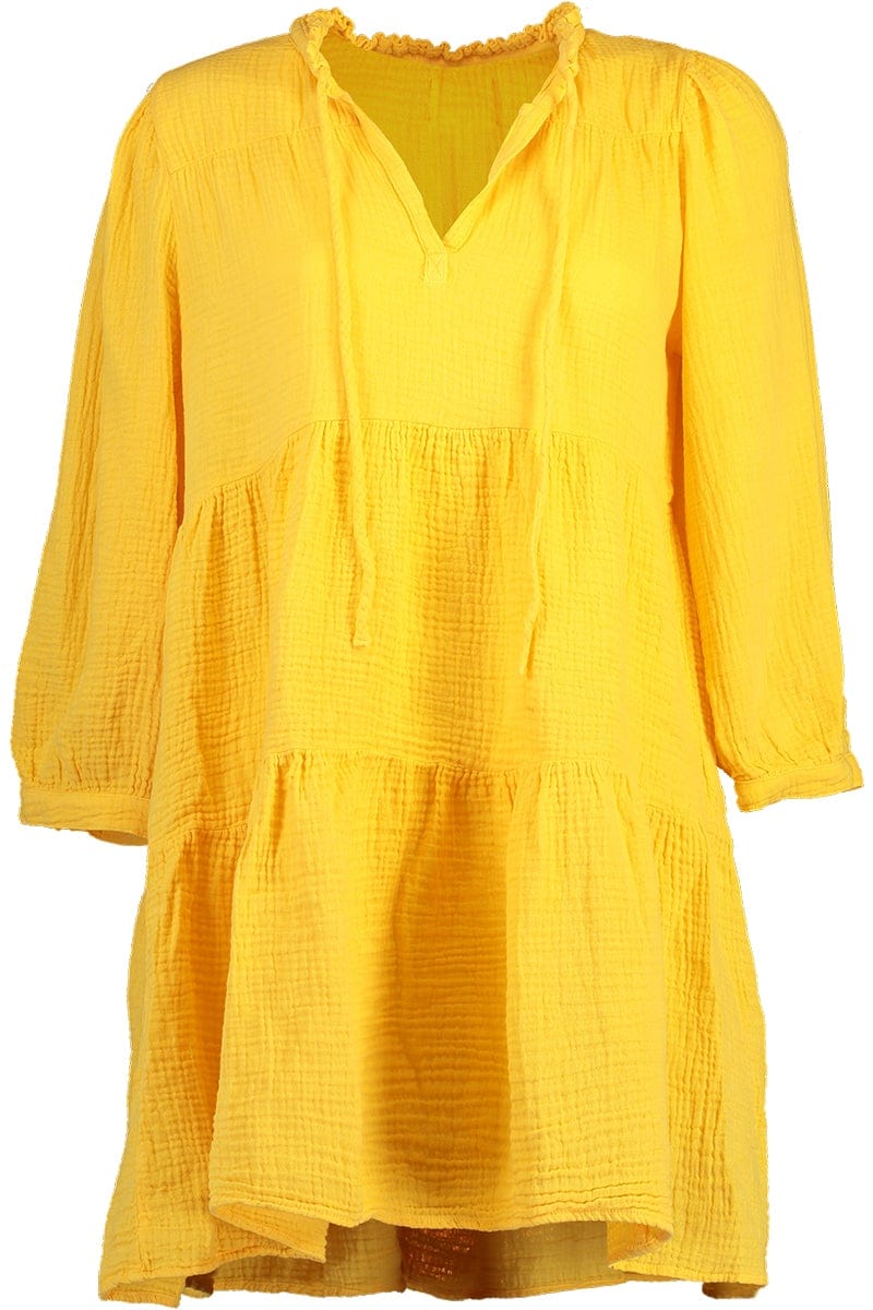 HONORINE-New Short Giselle Dress - Pineapple-