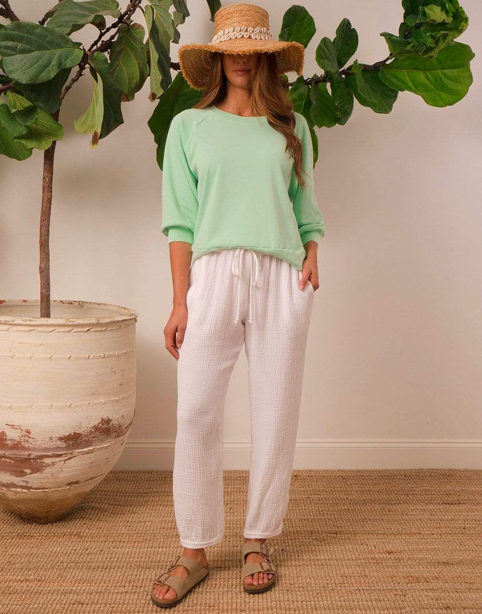 HONORINE-White Harper Pant-