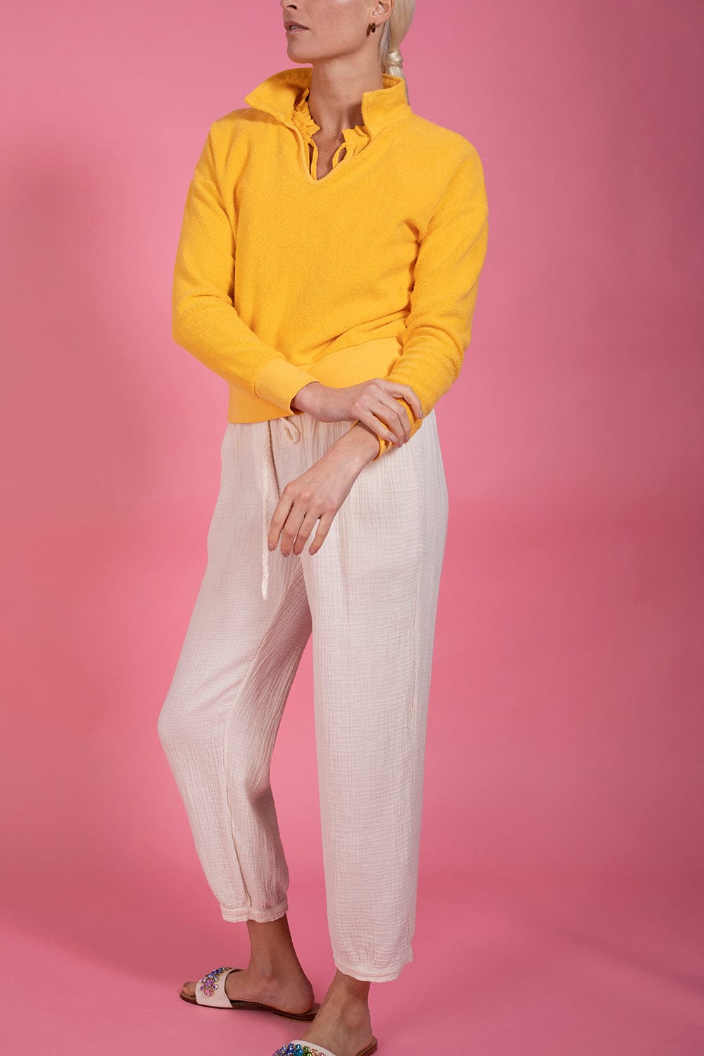 HONORINE-Hunter Polo Top-