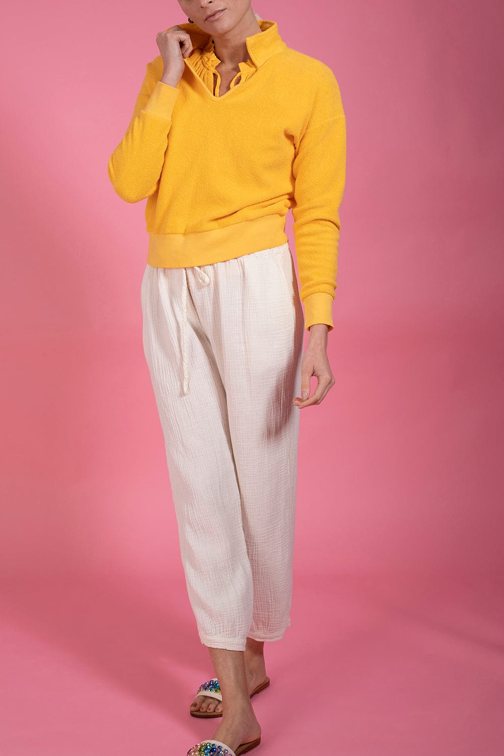 HONORINE-Hunter Polo Top-