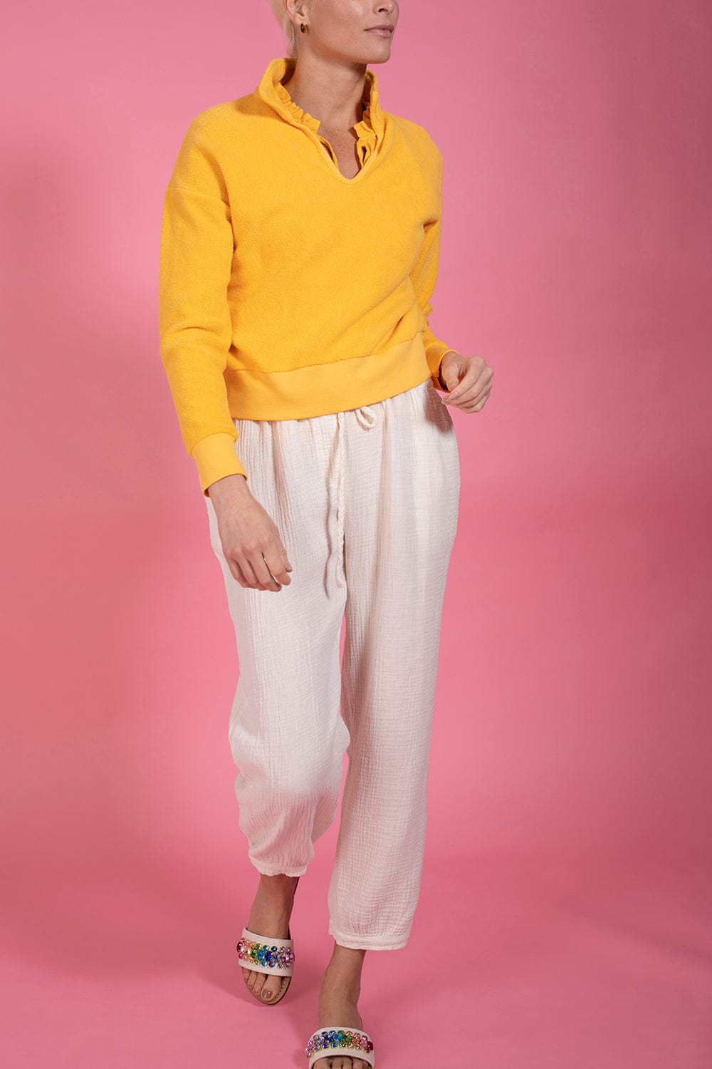 HONORINE-Hunter Polo Top-