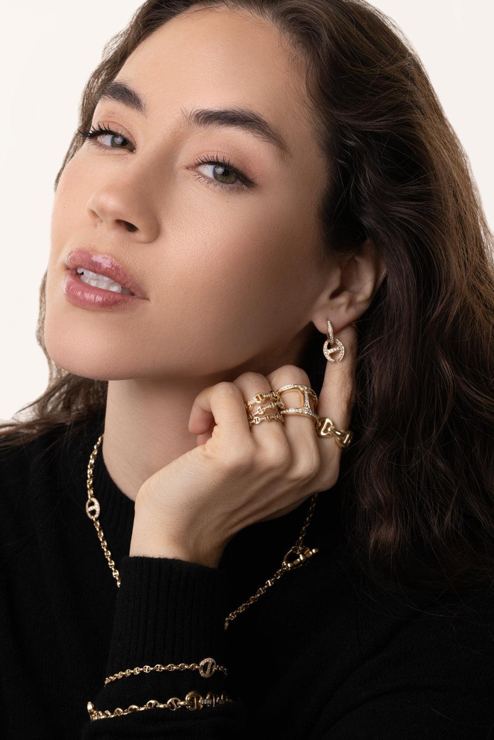 Klaasp Diamond Earrings-YELLOW GOLD-JEWELRYFINE JEWELEARRING-HOORSENBUHS LLC.