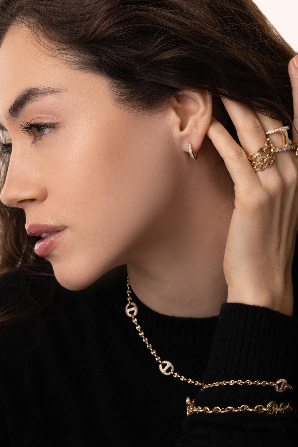 Klaasp Diamond Earrings-YELLOW GOLD-JEWELRYFINE JEWELEARRING-HOORSENBUHS LLC.