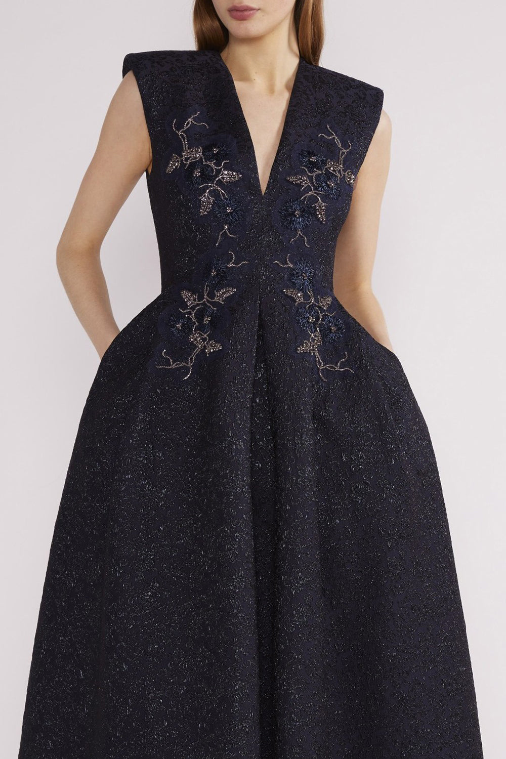  Kyle Midi Dress - Navy-BLUE-2-CLOTHINGDRESSCOCKTAIL-HUISHAN ZHANG 