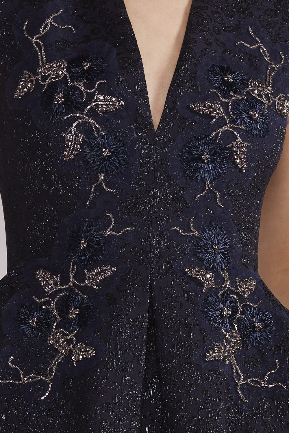 Kyle Midi Dress - Navy-BLUE-2-CLOTHINGDRESSCOCKTAIL-HUISHAN ZHANG
