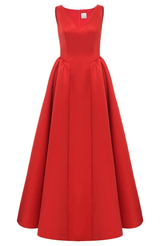 Juniper Gown-RED-4-CLOTHINGDRESSGOWN-HUISHAN ZHANG
