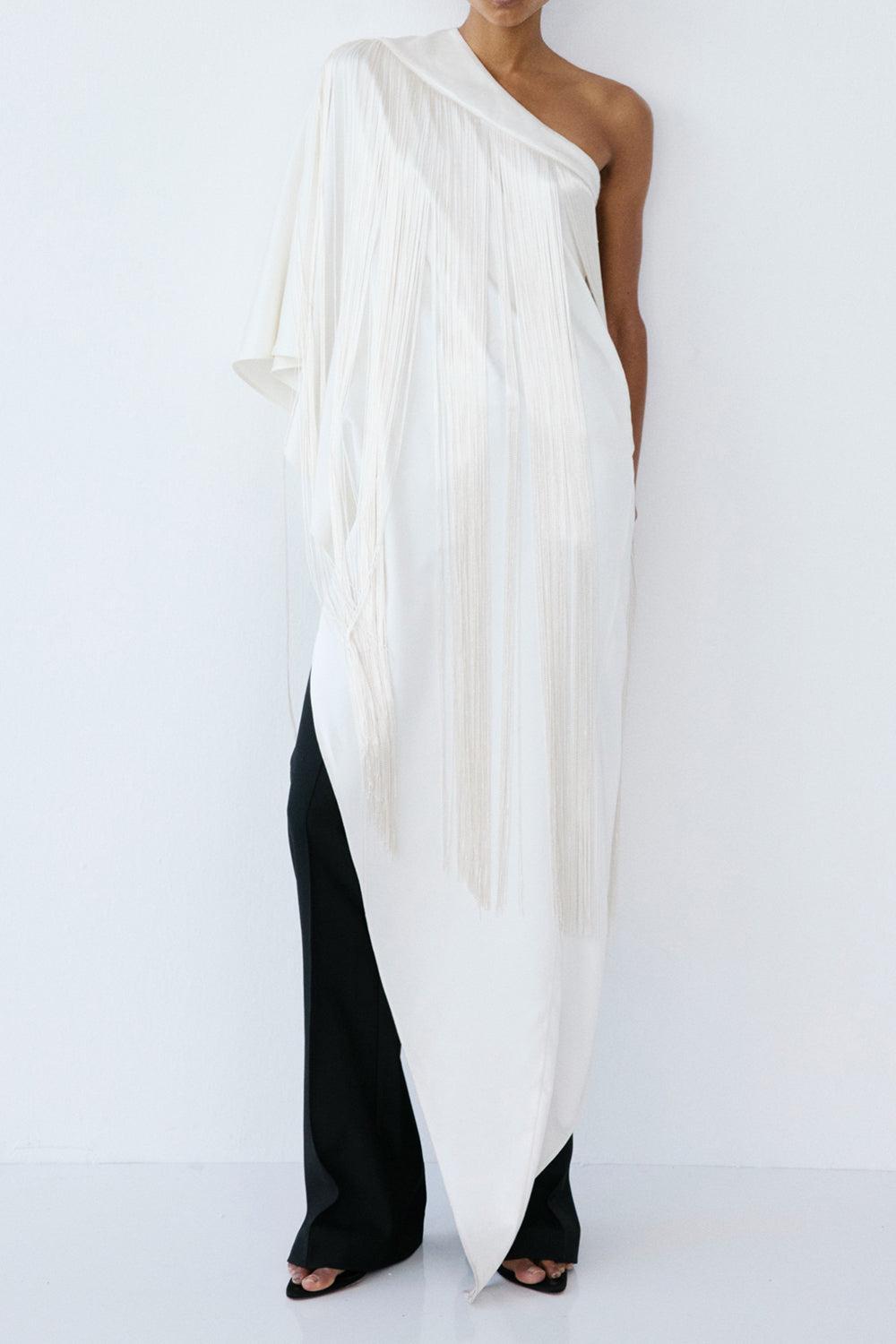  Angelica Floor Length Top-WHITE-36-CLOTHINGTOPBLOUSE-ILKYAZ OZEL 