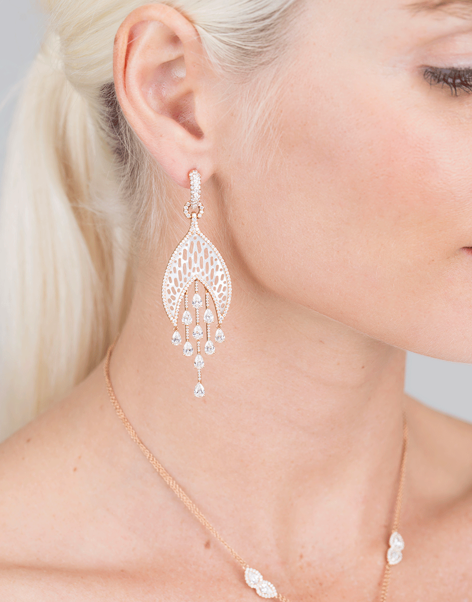 INBAR-Rain Earrings-ROSE GOLD