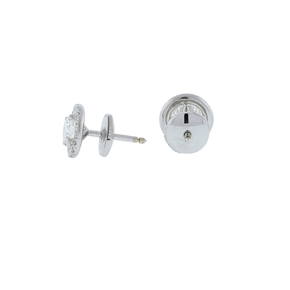 INBAR-Diamond Stud Earrings-WHITE GOLD