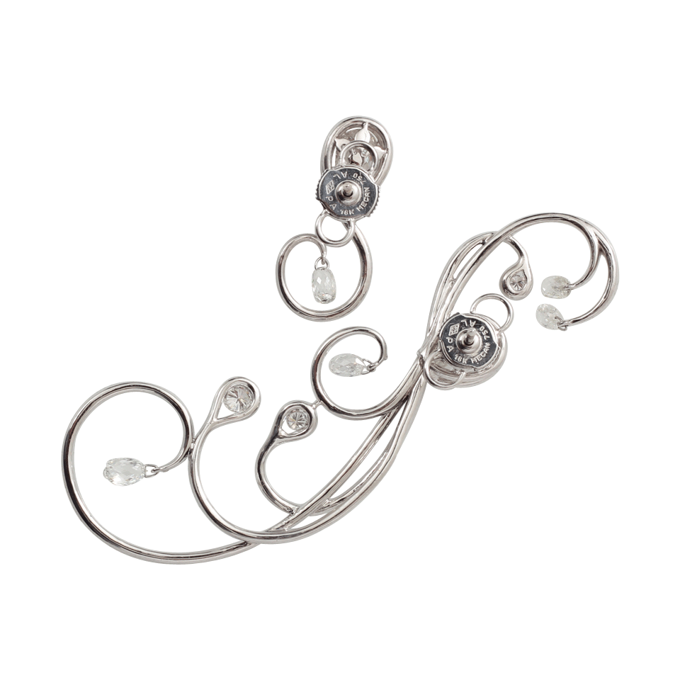 INBAR-Festival Diamond Earrings-WHITE GOLD