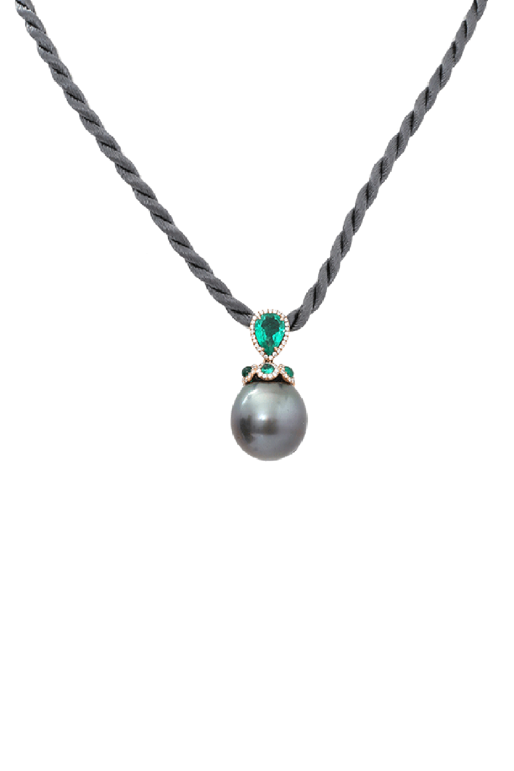 INBAR-Tahitian Pearl Pendant Necklace-ROSE GOLD