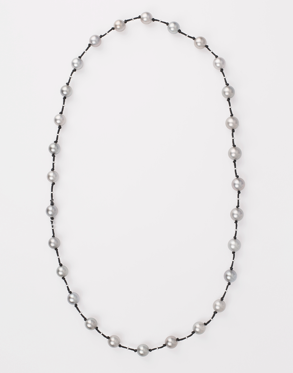INBAR-Tahitian Pearl Necklace-WHITE GOLD