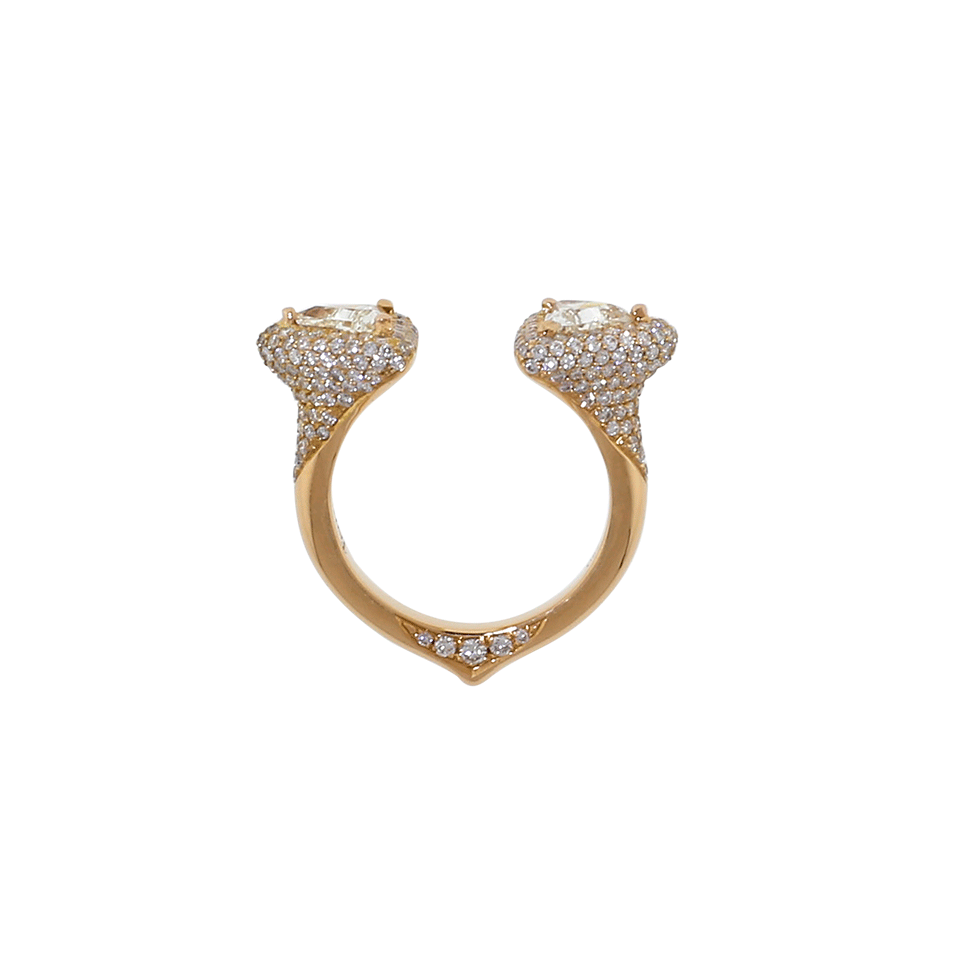 INBAR-Trillion Cut Diamond Ring-ROSE GOLD