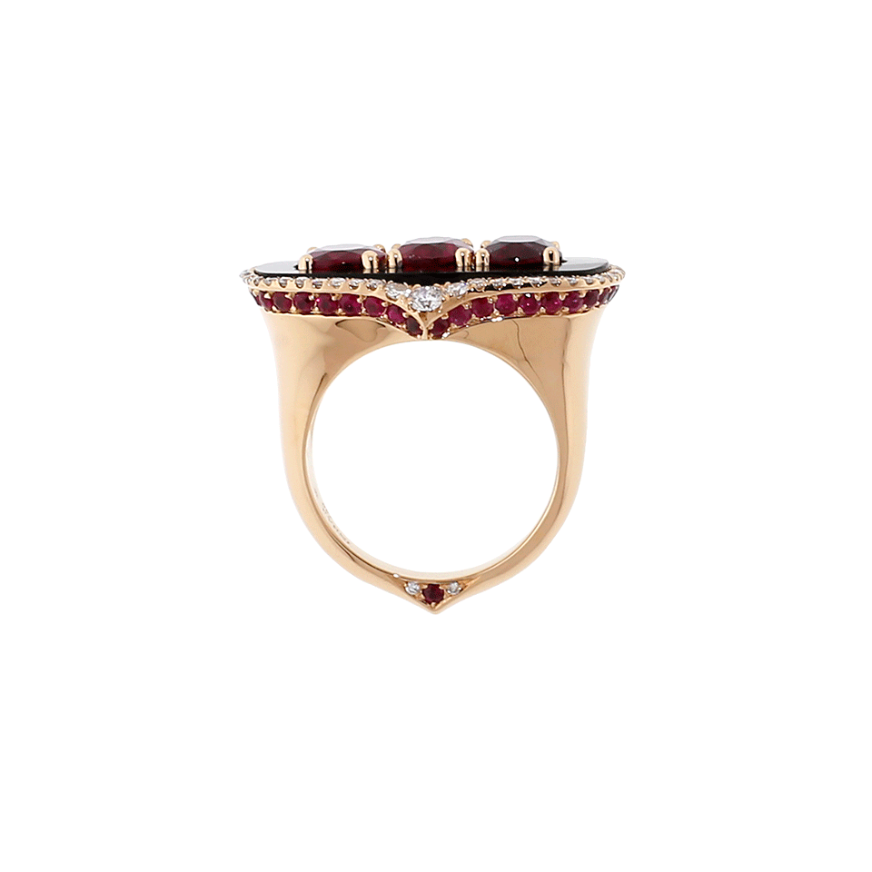 INBAR-Tourmaline Ring-ROSE GOLD