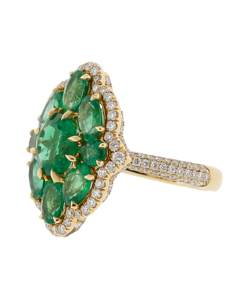 INBAR-Emerald Ring-ROSE GOLD