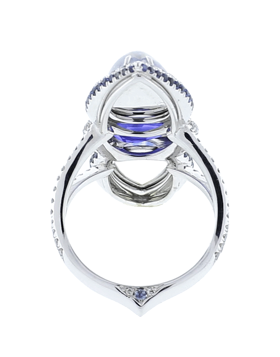 INBAR-Cabochon Ring-WHITE GOLD