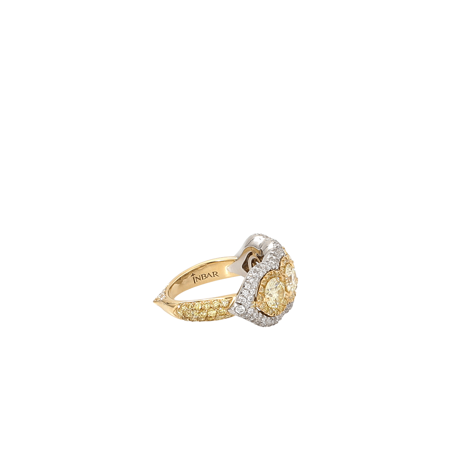 INBAR-Fancy Yellow Diamond Ring-YELLOW GOLD