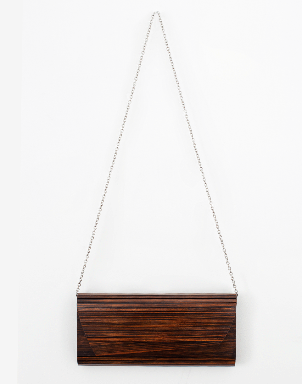 INGE CHRISTOPHER-Zena Clutch-DK BROWN