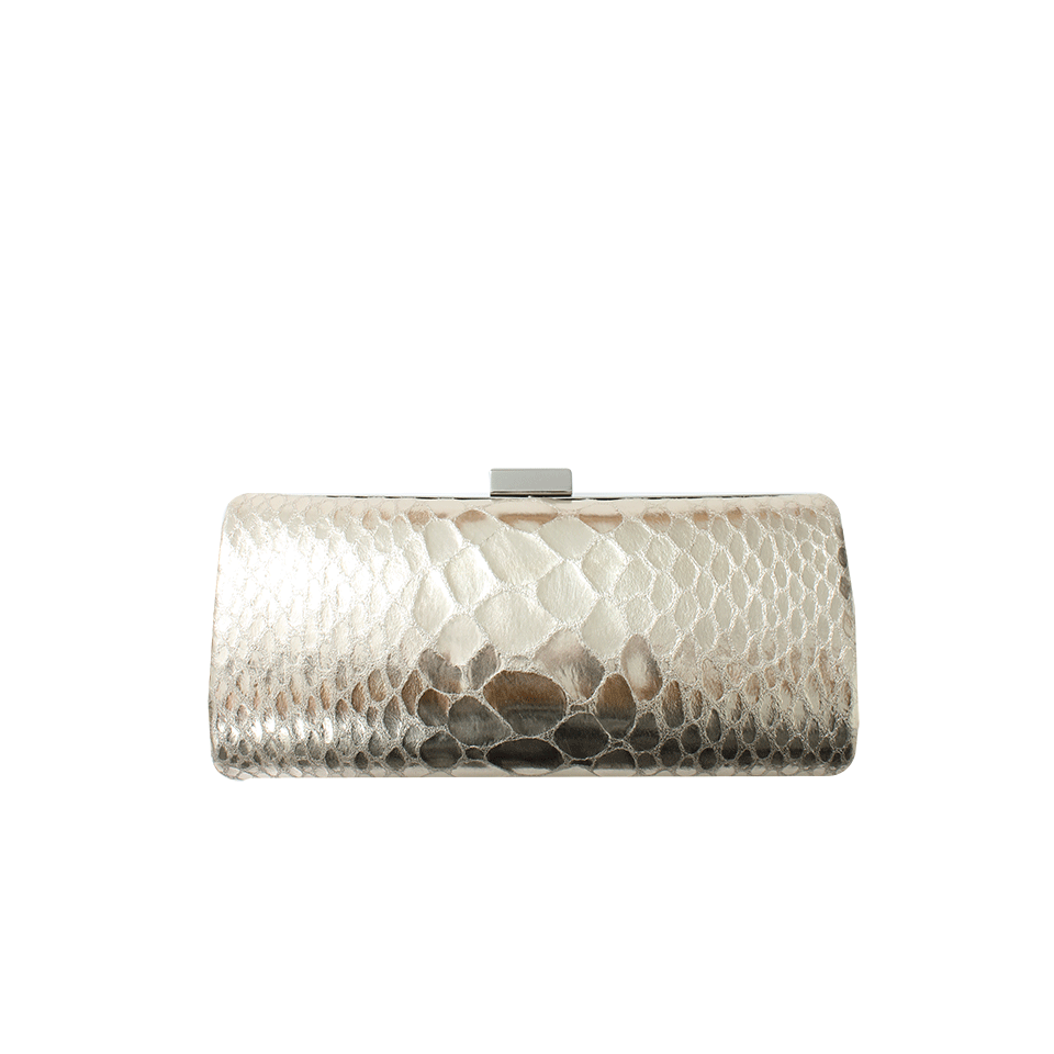 INGE CHRISTOPHER-Enoshima Rounded Minaudiere-PLATNUM