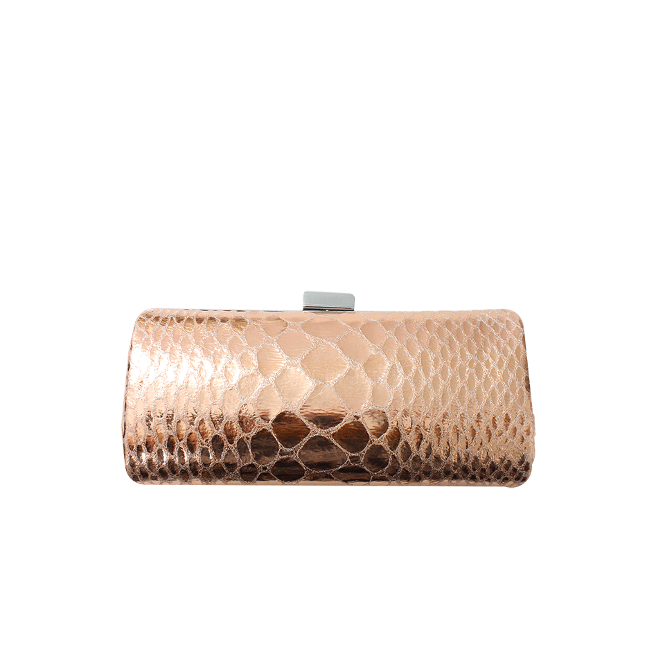 INGE CHRISTOPHER-Enoshima Rounded Minaudiere-ROSE GOLD