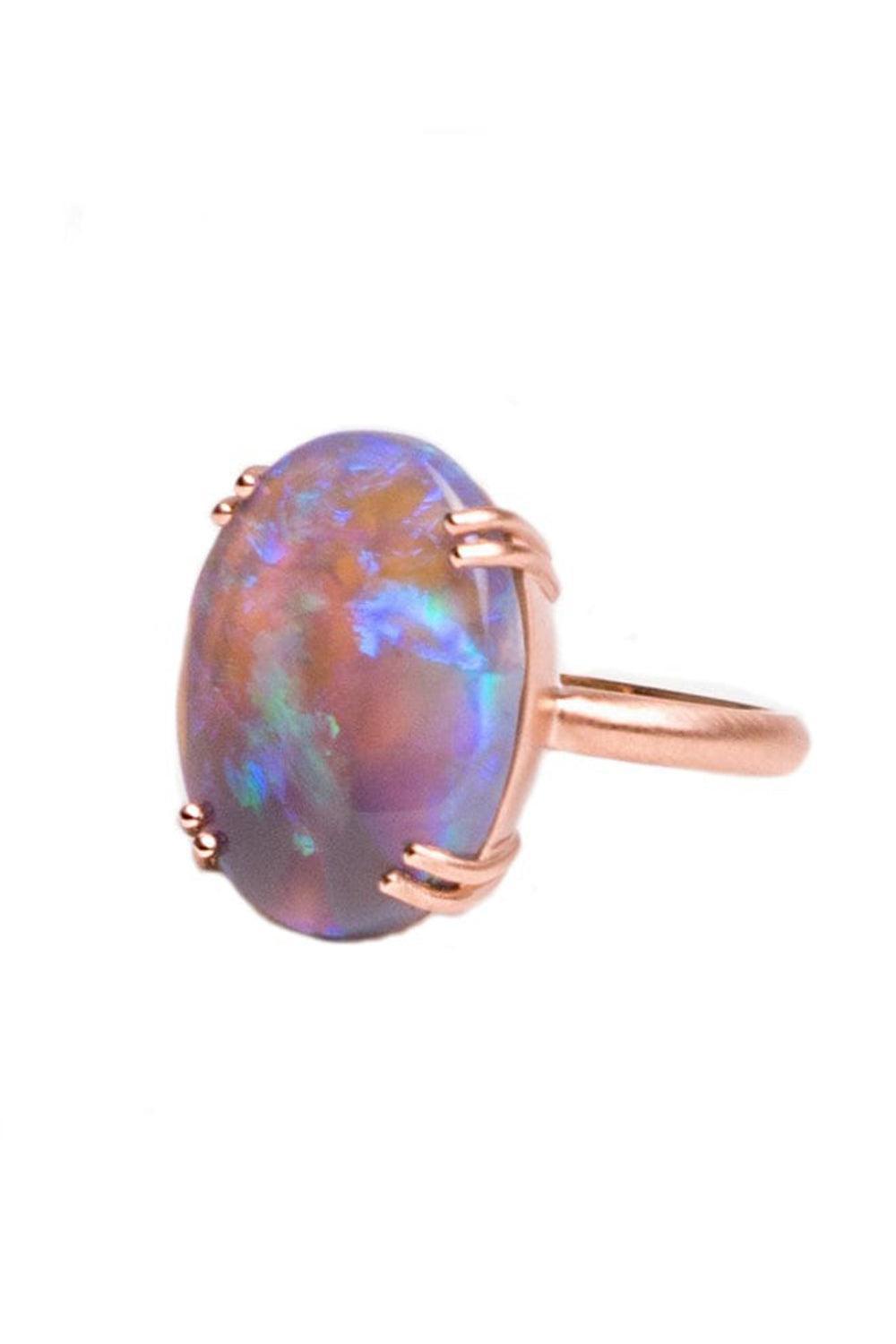 Opal Gemmy Gem Ring-ROSE GOLD-6.75-JEWELRYFINE JEWELRING-IRENE NEUWIRTH JEWELRY