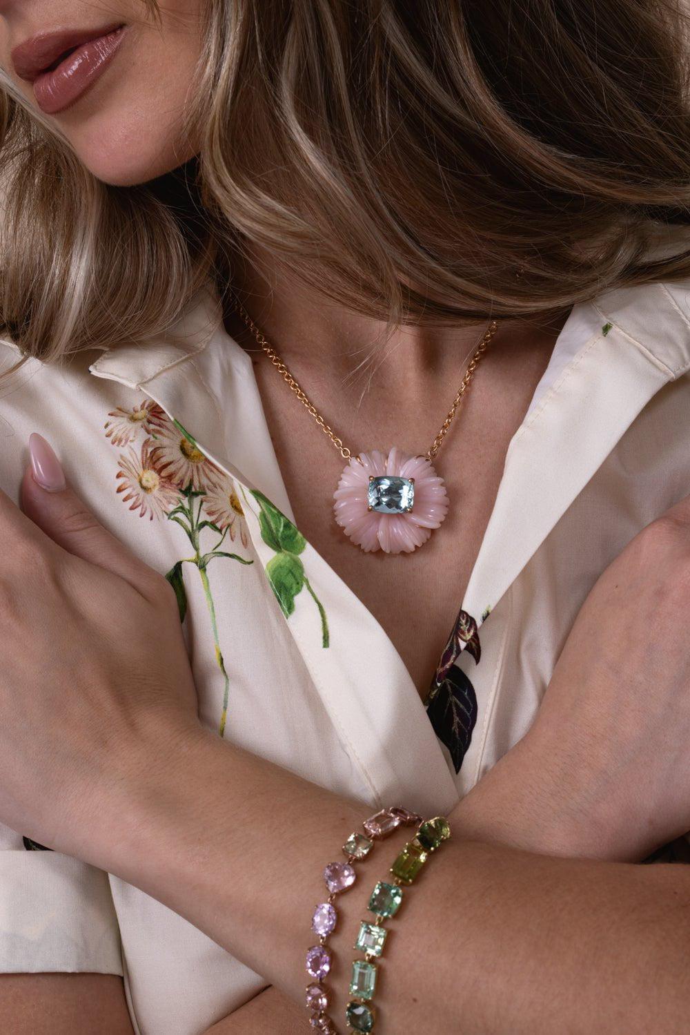 IRENE NEUWIRTH JEWELRY-Gemmy Gem Tourmaline Bracelet-ROSE GOLD