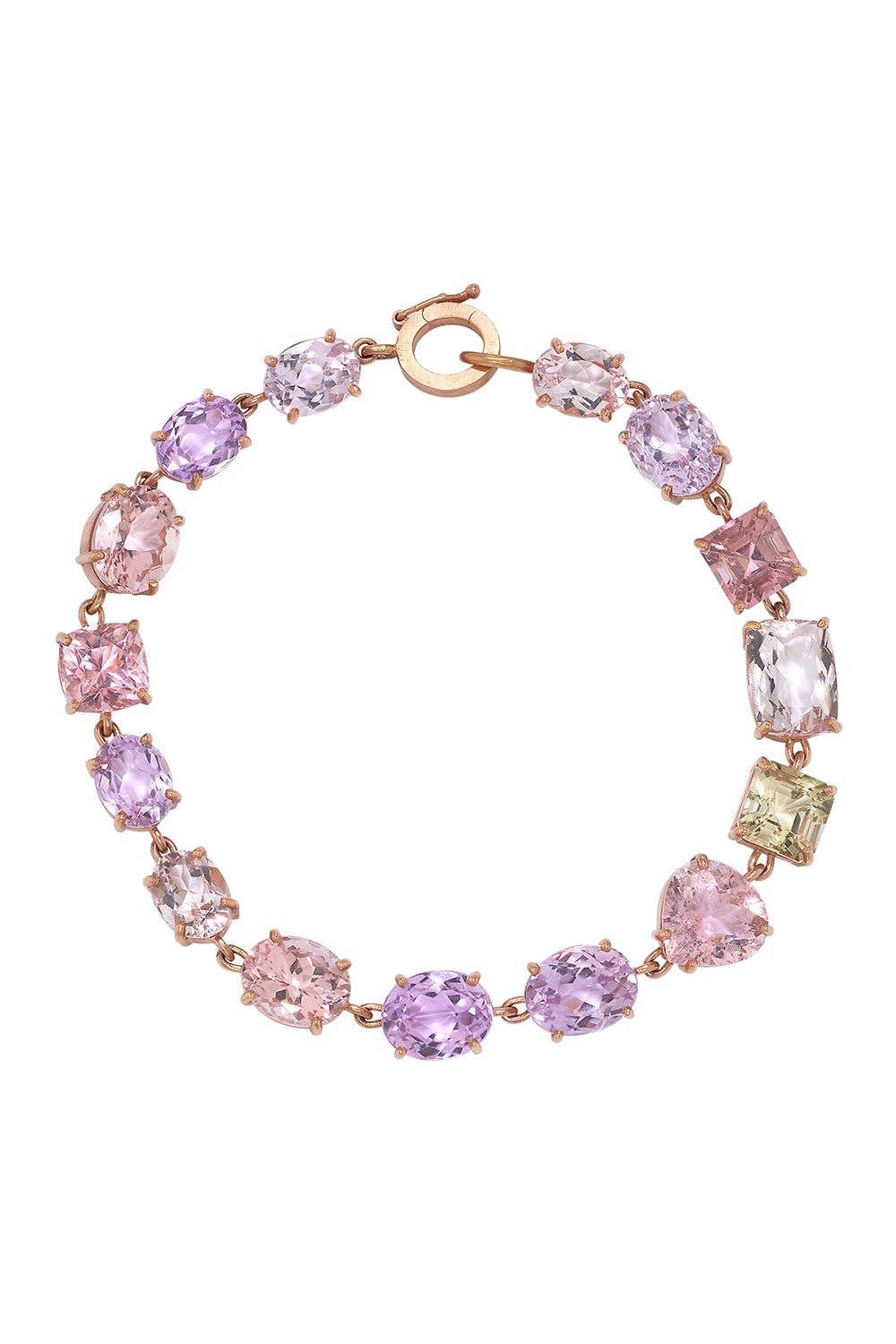 IRENE NEUWIRTH JEWELRY-Gemmy Gem Tourmaline Bracelet-ROSE GOLD