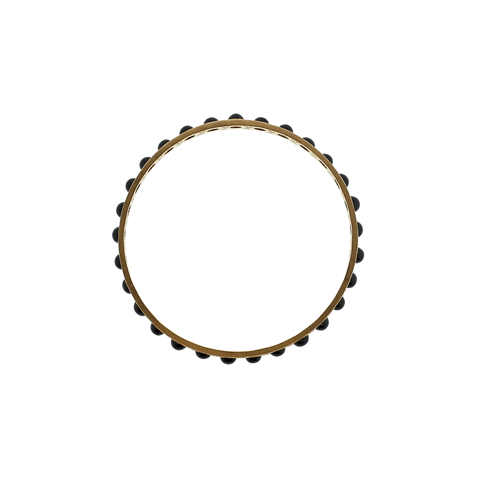 IRENE NEUWIRTH JEWELRY-Onyx And Diamond Bangle-ROSE GOLD