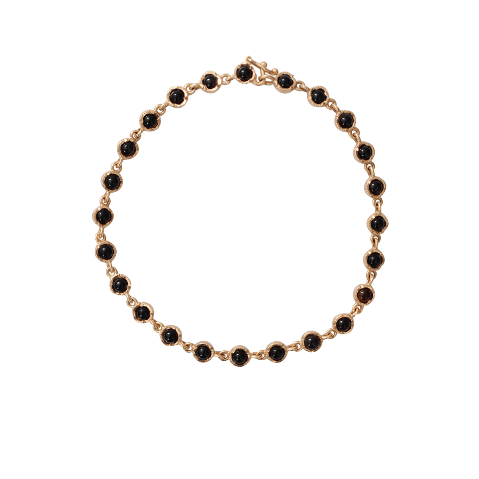 IRENE NEUWIRTH JEWELRY-Onyx Bracelet-ROSE GOLD