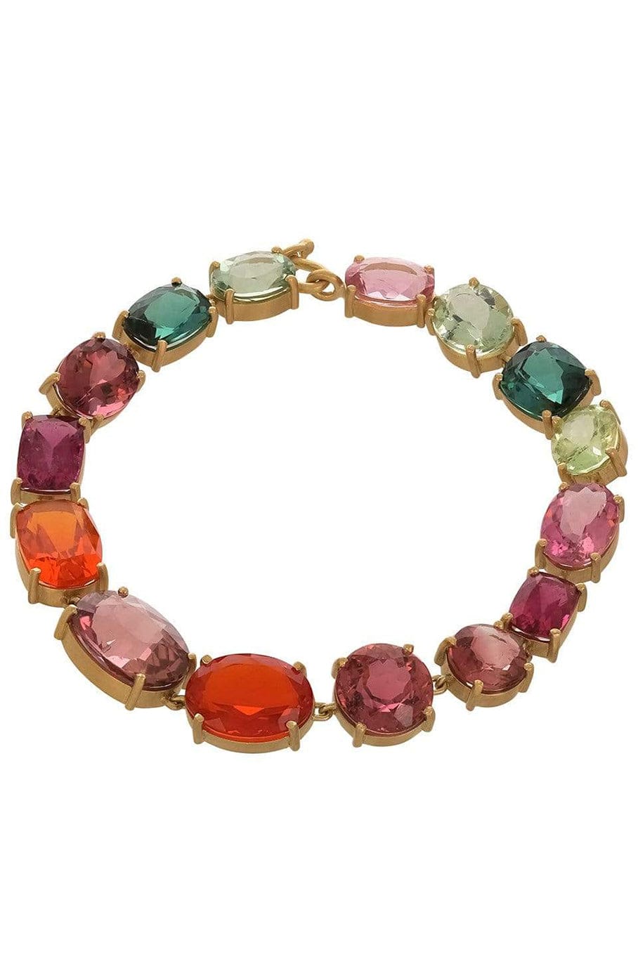 IRENE NEUWIRTH JEWELRY-Gemmy Gem Mixed Stone Bracelet-YELLOW GOLD