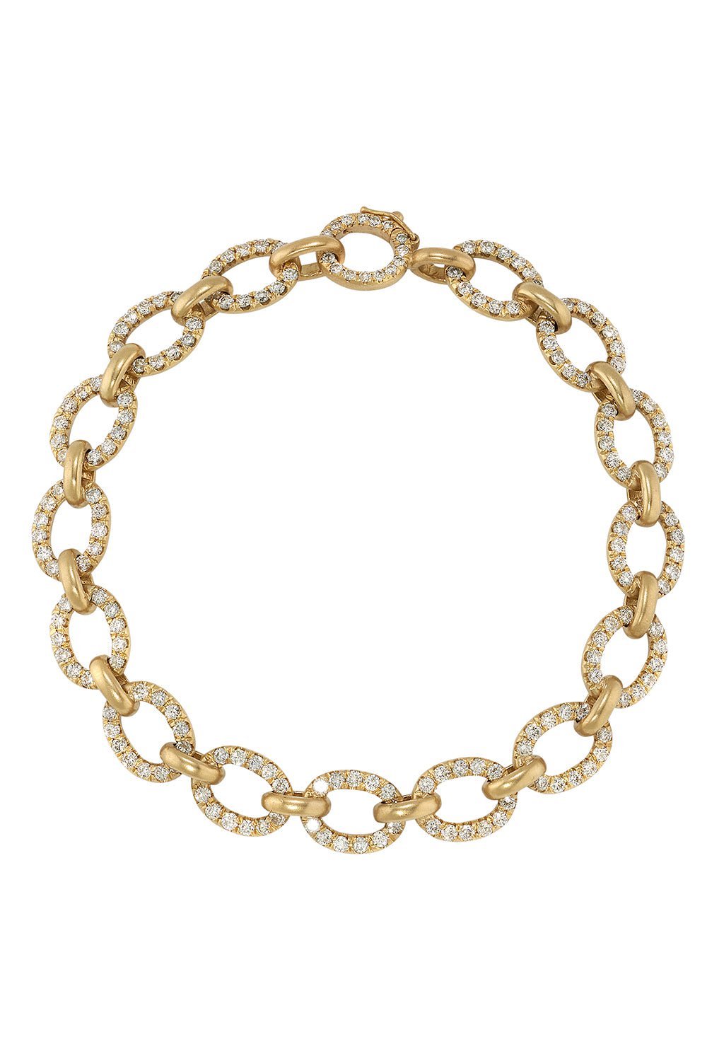 IRENE NEUWIRTH JEWELRY-Medium Oval Link Bracelet-YELLOW GOLD